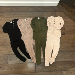 Lou Lou and company matching sets size 12-24 months in good condition.